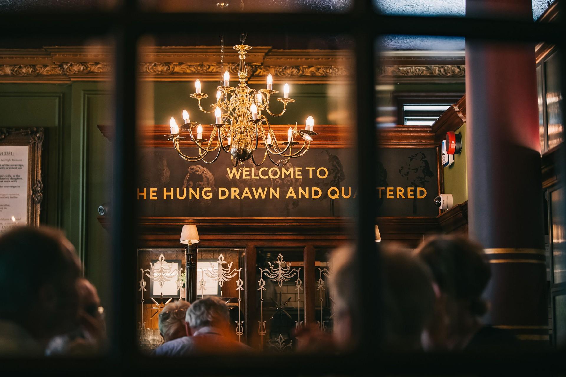 The Hung, Drawn & Quartered Fuller's Pub and Restaurant in Tower Hill